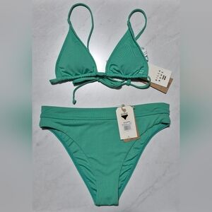 Billabong Sol Searcher Green Bikini Set - Small BRAND NEW